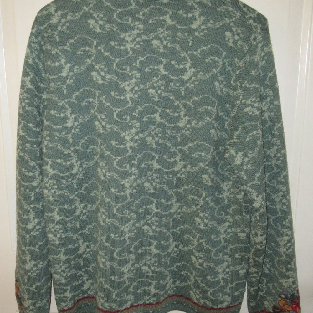 Pendleton Sweater Lined Cardigan Double Front Zip - image 4